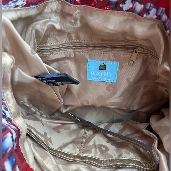 Kathy Van Zeeland Multicolored Handbag Purse Colorful Man Made Materials C10 - Picture 13 of 16